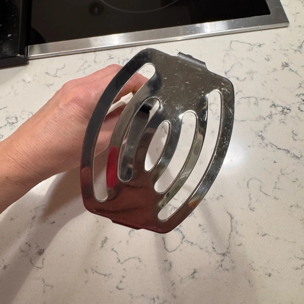 ACE Vegetable Masher, Stainless Steel & Bakelite, 9.5 in, Vintage 60's, USA